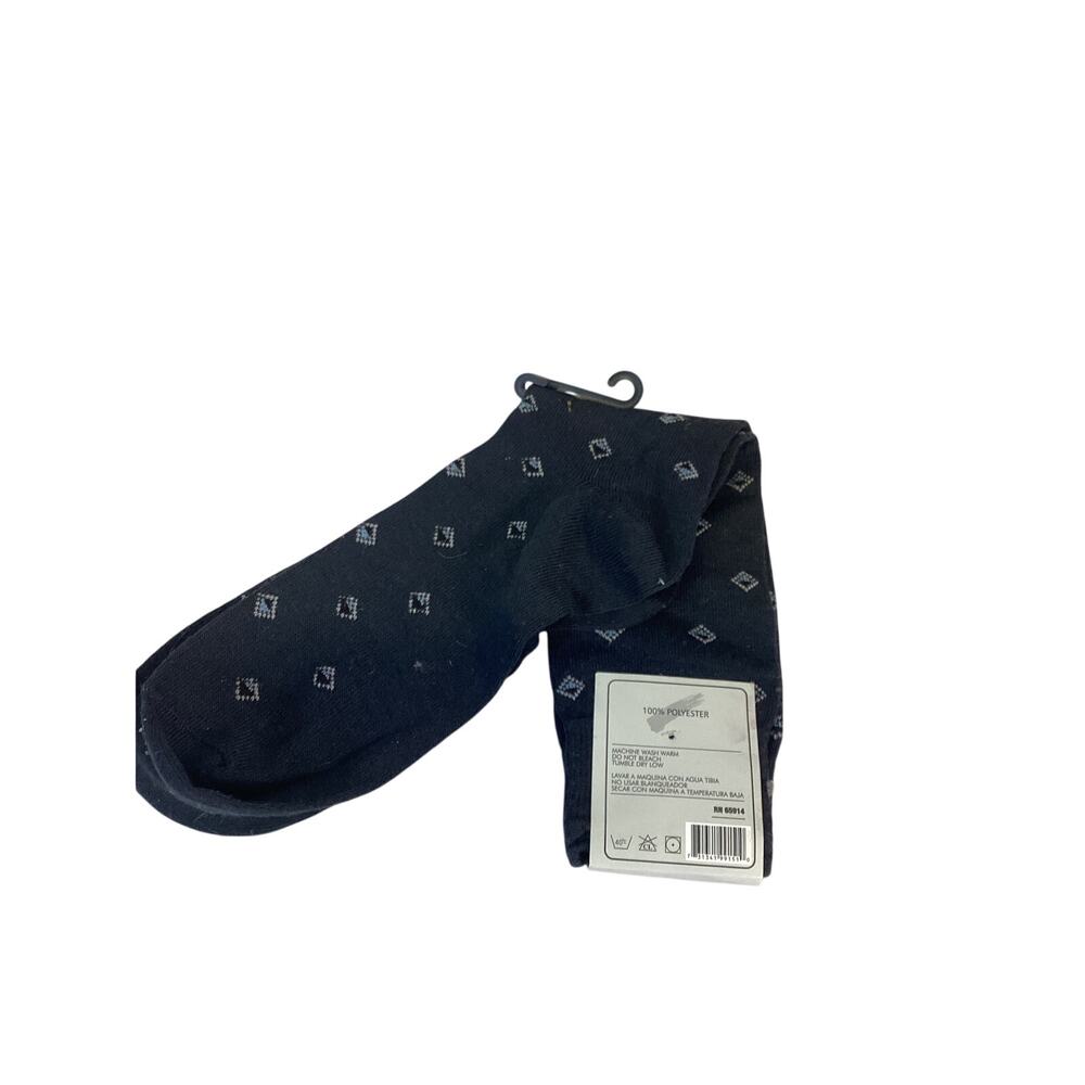 Blue Novelty Graphic Crew Socks Men's